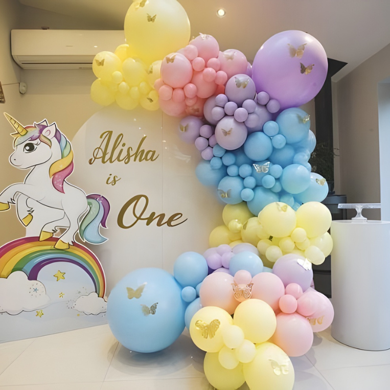 Colorful Kids Birthday Decoration